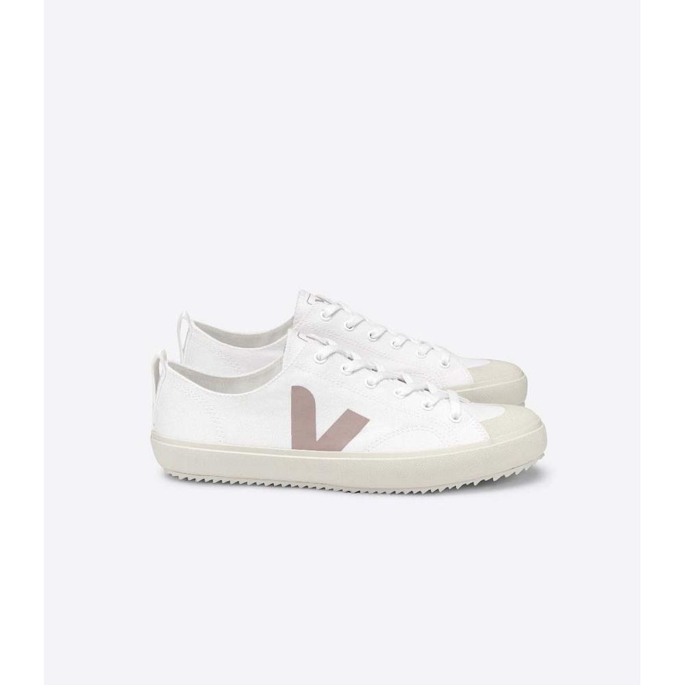 παπουτσια γυναικεια Veja NOVA CANVAS White/Brown | GR 475YXF